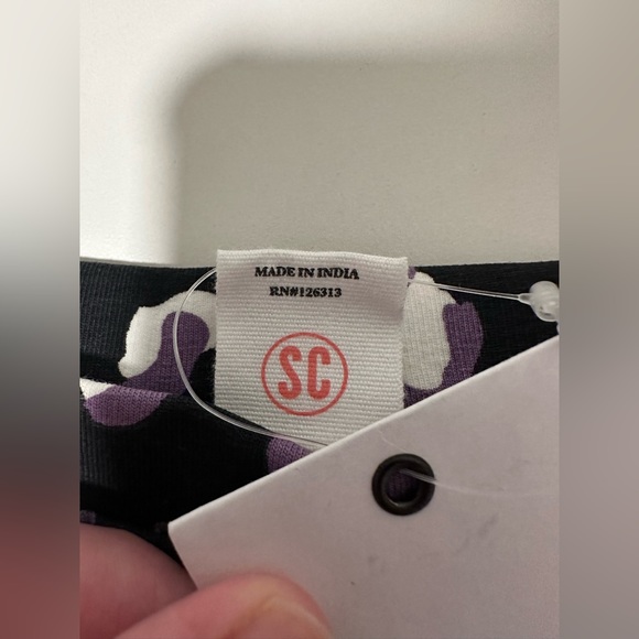 Sovereign Code Girls Leopard Black Purple Pant - Size 12 months NWT - Picture 4 of 6